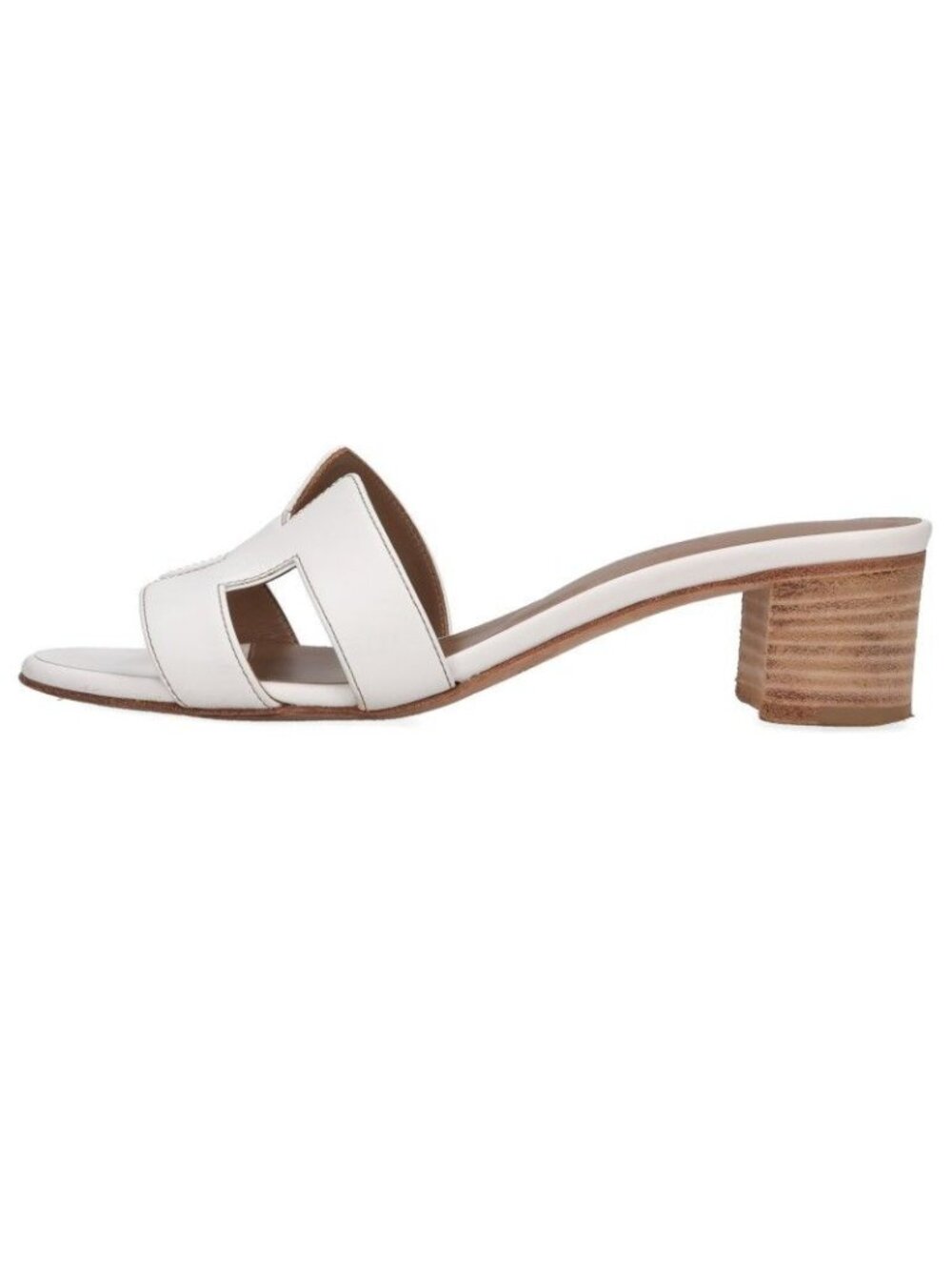 Hermes Oasis H Logo Leather Sandals